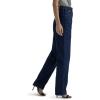 imageLEE Womens RelaxedFit Side Elastic TaperedLeg JeanDark Indigo
