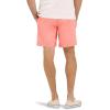 imageLee Mens Extreme Motion 7quot Flat Front ShortBright Papaya