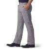 imageLee Mens Extreme Motion Flat Front Regular Straight PantIron
