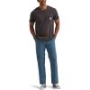 imageLee Mens Extreme Motion Flat Front Regular Straight PantVintage Blue