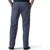 imageLee Mens Extreme Motion Flat Front Regular Straight PantVintage Gray
