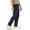 imageLee Mens Extreme Motion Flat Front Relaxed Taper PantNavy