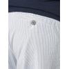 imageLee Mens Extreme Motion Flat Front ShortBlue Pinstripe