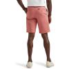 imageLee Mens Extreme Motion Flat Front ShortClay Rose