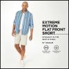 imageLee Mens Extreme Motion Flat Front ShortGray Chambray