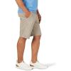 imageLee Mens Extreme Motion Flat Front ShortPebble