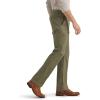 imageLee Mens Extreme Motion Flat Front Slim Straight PantMuted Olive