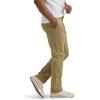 imageLee Mens Extreme Motion Flat Front Slim Straight PantOriginal Khaki