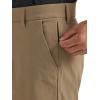 imageLee Mens Extreme Motion Regular Fit Synthetic Flat Front ShortTawny Brown