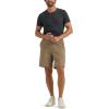imageLee Mens Extreme Motion Regular Fit Synthetic Flat Front ShortTawny Brown