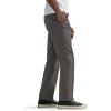 imageLee Mens Flat Front Relaxed Straight PantCharcoal