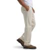 imageLee Mens Flat Front Relaxed Straight PantCity Beige