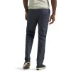 imageLee Mens Flat Front Slim Straight PantNavy