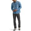 imageLee Mens Heritage Western ShirtLight Worn in Wash
