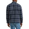 imageLee Mens Legendary OvershirtMood Indigo Gray Plaid