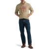 imageLee Mens Legendary Relaxed Straight JeanFleecelined Black Quartz
