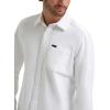 imageLee Mens X Knit Long Sleeve AllPurpose 1 Pocket ShirtBright White