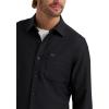 imageLee Mens X Knit Long Sleeve AllPurpose 1 Pocket ShirtUnionall Black