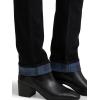 imageLee Womens Legendary Mid Rise Straight Leg JeanDark Wander  Plaid Fleece Lined