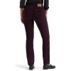imageLee Womens Legendary Mid Rise Straight Leg JeanDeep Wine Cord