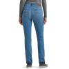 imageLee Womens Legendary Mid Rise Straight Leg JeanFrost Over  Plaid Fleece Lined