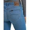 imageLee Womens Legendary Mid Rise Straight Leg JeanFrost Over  Plaid Fleece Lined