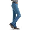 imageLee Womens Legendary Mid Rise Straight Leg JeanFrost Over  Plaid Fleece Lined
