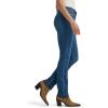 imageLee Womens Legendary Mid Rise Straight Leg JeanMid Limbo  Plaid Fleece Lined