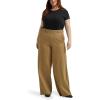 imageLee Womens Plus Size Ultra Lux Comfort Any Wear Wide Leg PantKhaki