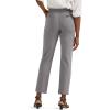 imageLee Womens Ultra Lux Comfort Any Wear Side Vent Ankle PantHd Gray