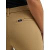 imageLee Womens Ultra Lux Comfort Any Wear Side Vent Ankle PantKhaki