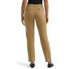 imageLee Womens Ultra Lux Comfort Any Wear Side Vent Ankle PantKhaki