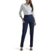 imageLee Womens Ultra Lux Comfort Any Wear Straight Leg PantEmperor Navy