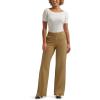 imageLee Womens Ultra Lux Comfort Any Wear Wide Leg PantKhaki