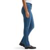 imageLee Womens Ultra Lux Comfort with Flex Motion Straight Leg JeanBlue Strain