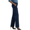 imageLee Womens Wrinkle Free Mid Rise Bootcut PantRivet Navy