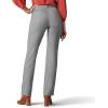 imageLee Womens Wrinkle Free Relaxed Fit Straight Leg PantAsh Heather