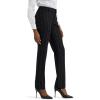imageLee Womens Wrinkle Free Relaxed Fit Straight Leg PantBlack Pinstripe