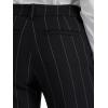 imageLee Womens Wrinkle Free Relaxed Fit Straight Leg PantBlack Pinstripe