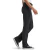 imageLee Womens Wrinkle Free Relaxed Fit Straight Leg PantBlackStatic Gray Plaid