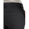 imageLee Womens Wrinkle Free Relaxed Fit Straight Leg PantBlackStatic Gray Plaid