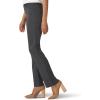 imageLee Womens Wrinkle Free Relaxed Fit Straight Leg PantCharcoal Heather