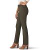 imageLee Womens Wrinkle Free Relaxed Fit Straight Leg PantFrontier Olive