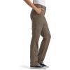 imageLee Womens Wrinkle Free Relaxed Fit Straight Leg PantStraw Plaid