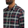 imageLee mens All Purpose Classic Fit Long Sleeve ShirtNavy Sage Plaid