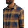 imageLee mens All Purpose Classic Fit Long Sleeve ShirtRivet Navy Squash Plaid