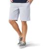 imageLee Mens Extreme Motion Flat Front ShortBlue Pinstripe