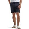 imageLee Mens Extreme Motion Regular Fit Synthetic Flat Front ShortUnionall Black