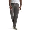 imageLee Mens Flat Front Relaxed Straight PantCharcoal