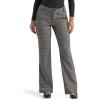 imageLee Womens Wrinkle Free Mid Rise Bootcut PantBlackDrizzle Plaid